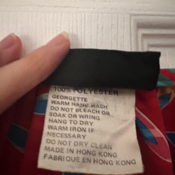 Diane Freis vintage georgette tassel dress - Picture 5 of 16